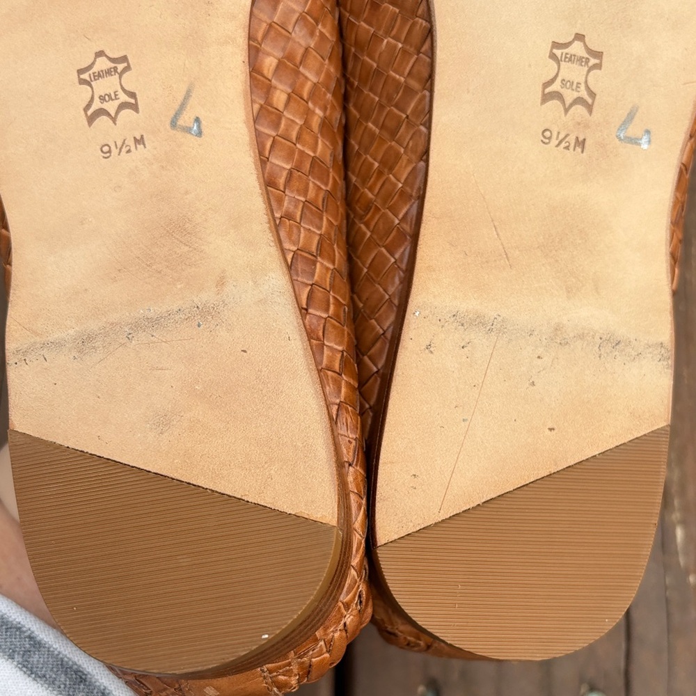 Antonio Melani Tan Woven Mules - Picture 7 of 8